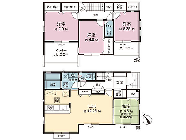 間取りを拡大表示