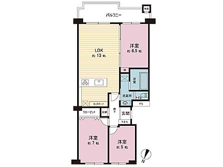 間取図です。図面と異なる場合は現況を優先させていただきます。