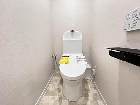 ほっと安らげるトイレ空間です。