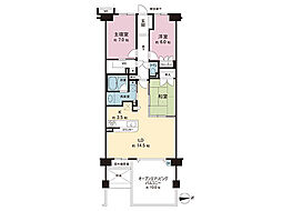 ヴェレーナ湘南海岸 3LDKの間取図画像