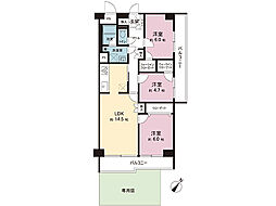 間取図画像 3LDK