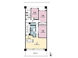 間取図画像 2SLDK