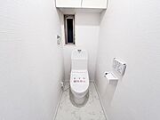 ほっと安らげるトイレ空間です。