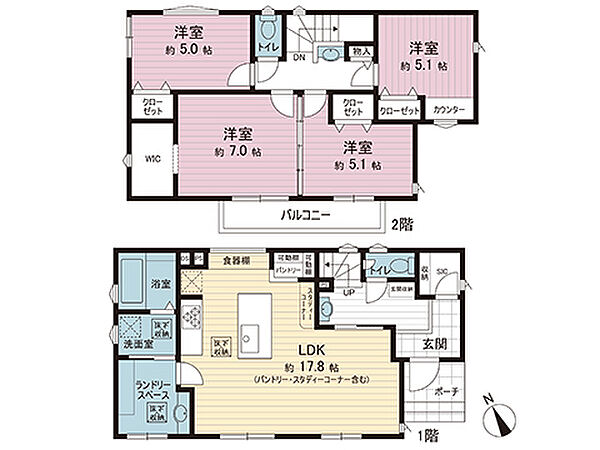 間取りを拡大表示