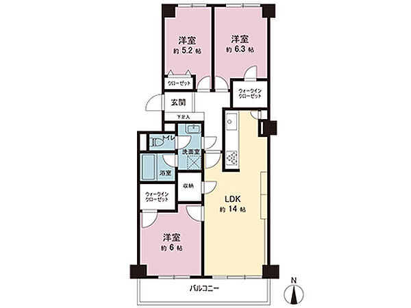 間取りを拡大表示