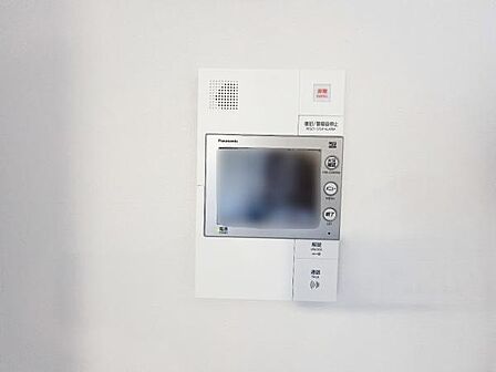 訪問者を確認できるTVモニター付きインターフォンです。