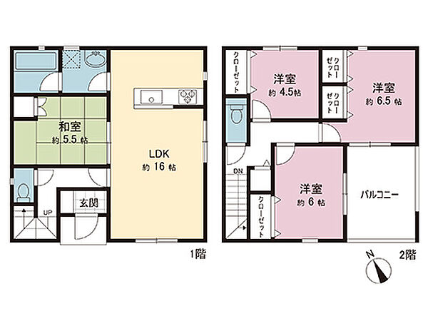間取りを拡大表示
