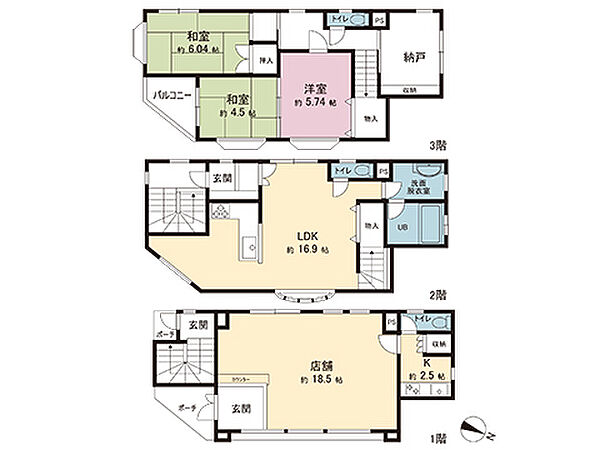 間取りを拡大表示