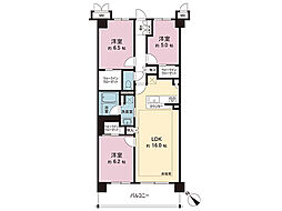 間取図画像 3LDK