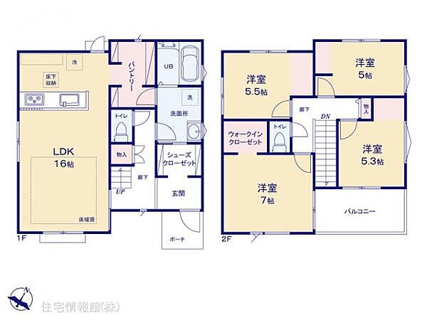 間取りを拡大表示