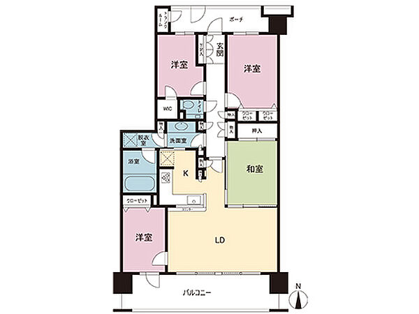 間取りを拡大表示