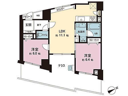 間取図です。図面と異なる場合は現況を優先させていただきます。