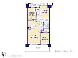オーベル豊田旭が丘壱番館 3LDKの間取図画像
