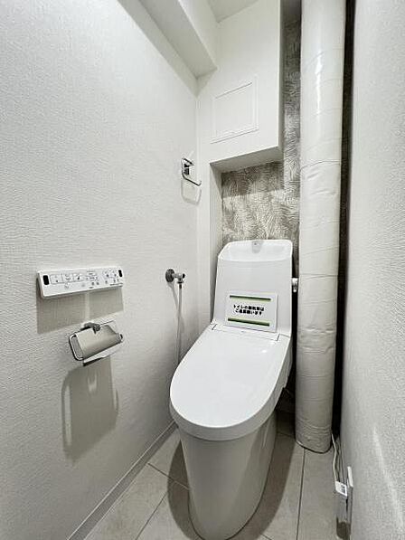 ほっと安らげるトイレ空間です。