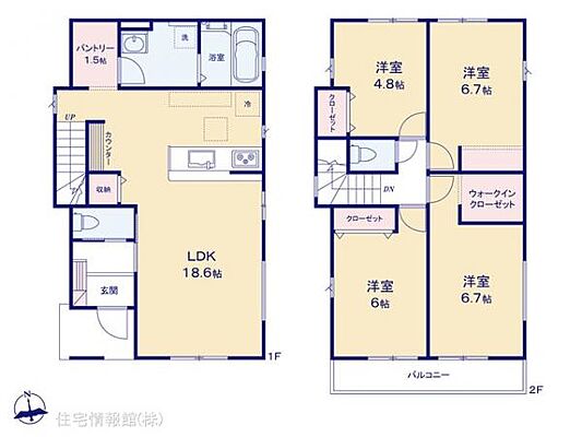 間取り 川越市山田1期　1号棟