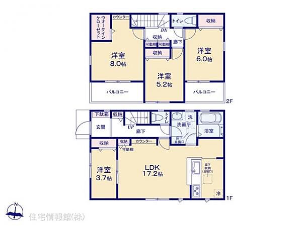 間取りを拡大表示
