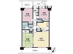 メゾン浦和3 3LDKの間取図画像