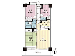 エクレール豊春3 3LDKの間取図画像