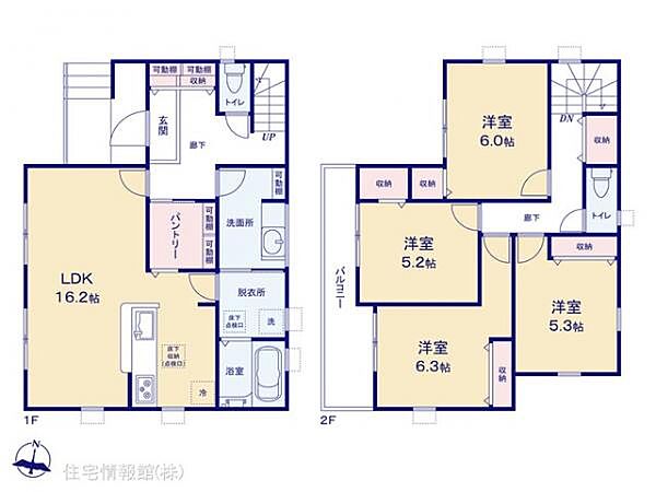 間取りを拡大表示