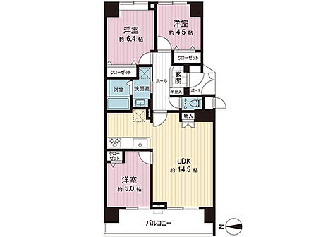 間取図です。図面と異なる場合は現況を優先させていただきます。