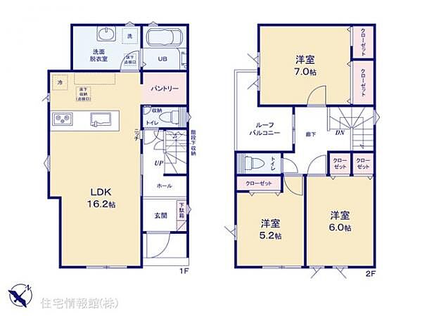 間取りを拡大表示
