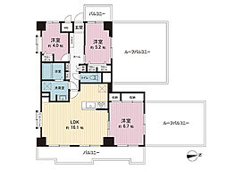ライオンズガーデン西千葉 3LDKの間取図画像
