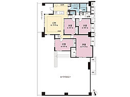 ソフィア柏公園1号棟 4LDKの間取図画像