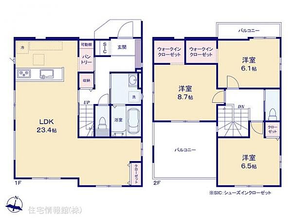 間取りを拡大表示