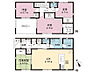 間取り：間取図です。図面と異なる場合は現況を優先させていただきます。