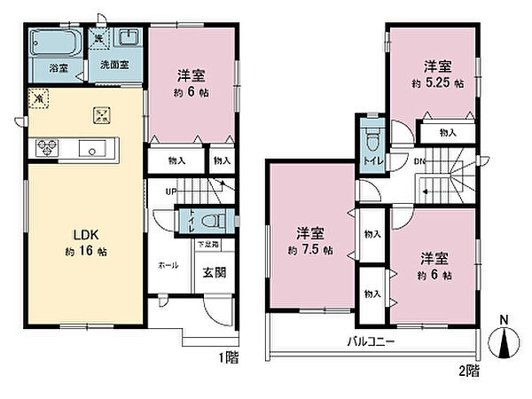 間取りを拡大表示
