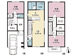 物件画像 堺市西区浜寺諏訪森町東1丁 新築戸建