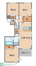 間取図画像 3LDK
