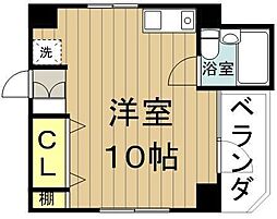 大永西早稲田ビル ワンルームの間取図画像