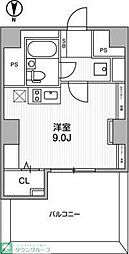 Lighthouse西新宿 ワンルームの間取図画像