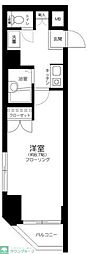 ステージファースト代々木 1Kの間取図画像