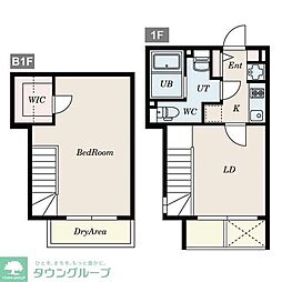 PASEO笹塚2 1LDKの間取図画像