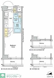 RESIDENCEKLENJI 1Kの間取図画像
