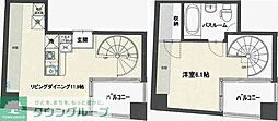 エテルノ荻窪 1DKの間取図画像