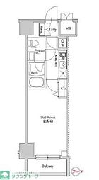 ＬＥＸＥ赤羽 10階1Kの間取り