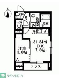 ＮＯＴＲＥ　ＭＡＩＳＯＮ 1階1DKの間取り