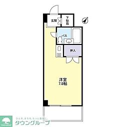 ＦＴ文京 3階ワンルームの間取り