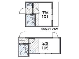 間取図画像 1K