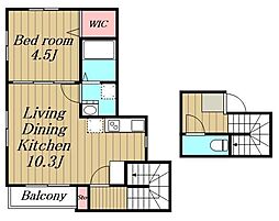 Maison.J 1LDKの間取図画像