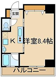 リーフコンフォート赤羽 1Kの間取図画像
