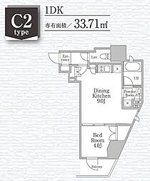 レジディア文京本郷4 1DKの間取図画像
