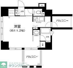 アクシア池袋 ワンルームの間取図画像