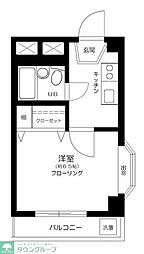ジュネス33 1Kの間取図画像