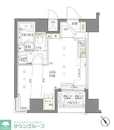 ユニーブル田端新町 ワンルームの間取図画像