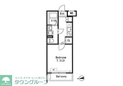 GRANPASEO文京小日向 1Kの間取図画像