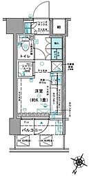 コムレジ赤羽 ワンルームの間取図画像